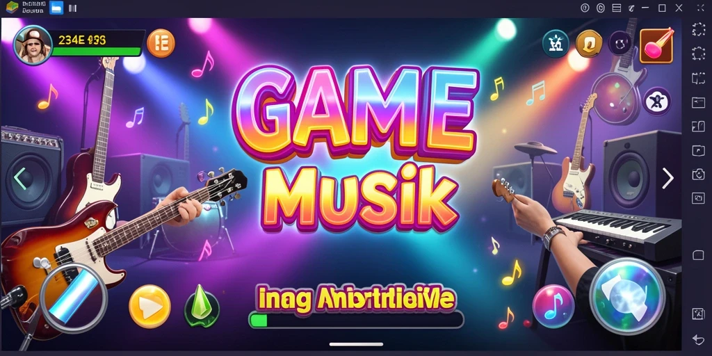 Gameplay mengasyikkan dari 234E dengan berbagai musik.