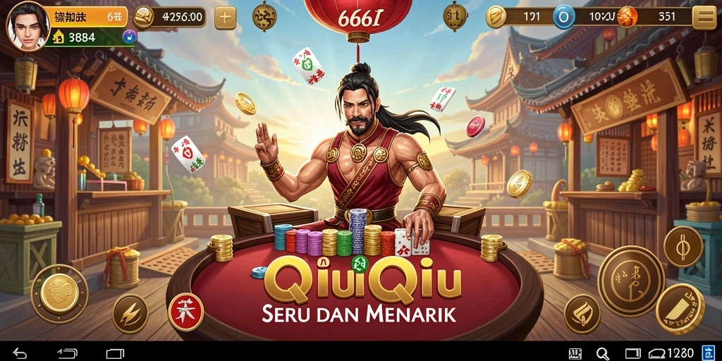 Tampilan gameplay seru dari 666I dengan suasana QiuQiu.