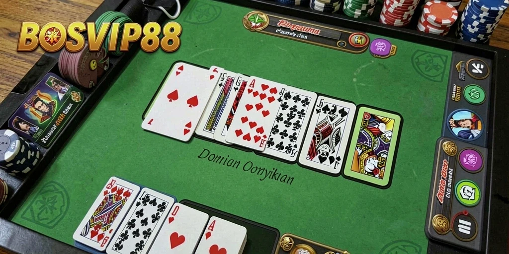 Tangkapan layar permainan Domino yang seru dan interaktif.