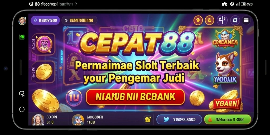 Menampilkan gameplay Slot yang seru dan penuh warna dari CEPAT88.