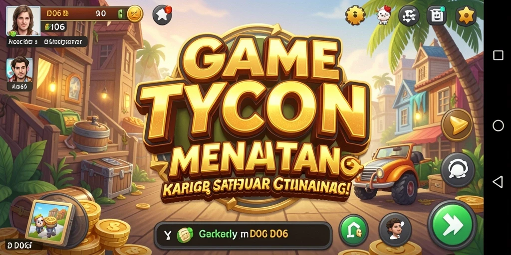 Tampilan menarik dari gameplay Tycoon yang seru di D06.