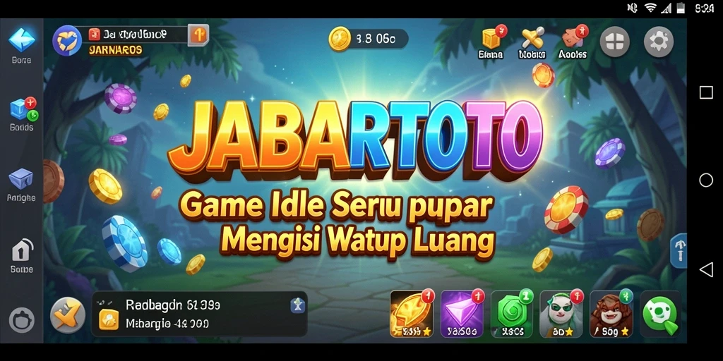 Screenshot gameplay JABARTOTO yang menunjukkan aksi Idle menarik.