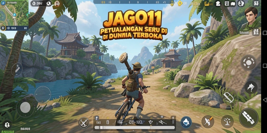 Tampilan gameplay Open World dalam JAGO11 yang memukau.