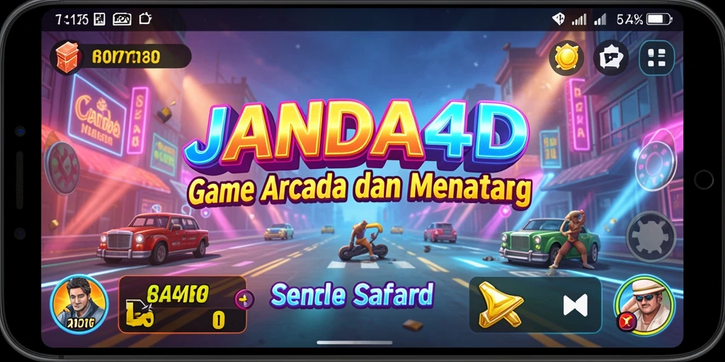 Tampilan menarik dari gameplay seru JANDA4D.