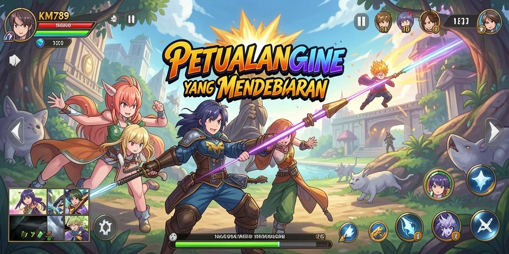 Tampilan gameplay KM789 yang memikat dan penuh aksi.