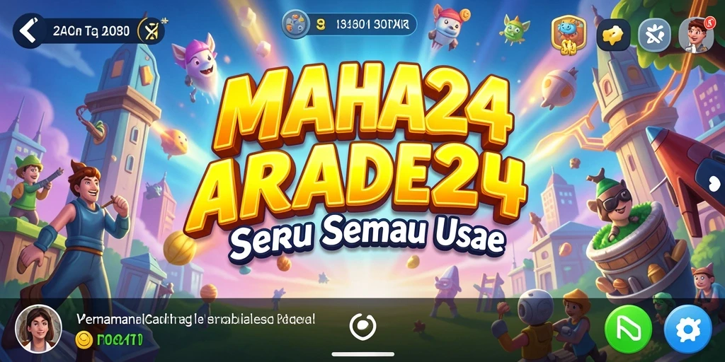 Tampilan gameplay MAHA24 yang seru dan penuh tantangan.