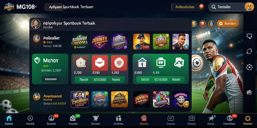 Screenshot menunjukkan pengalaman taruhan olahraga yang seru dan interaktif.