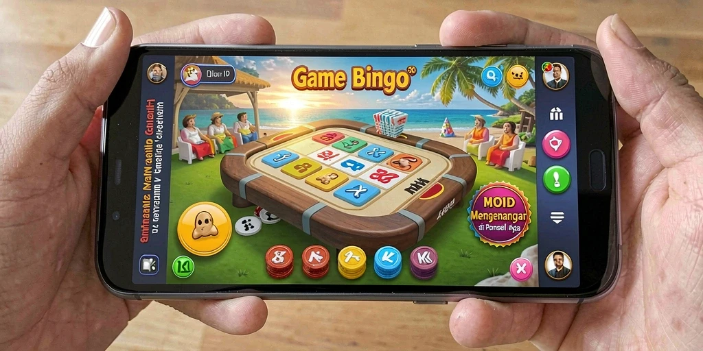 Tampilan gameplay seru MPOID yang penuh warna dan interaksi.