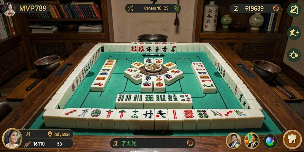 Tampilan permainan Mahjong yang menarik dalam MVP789.