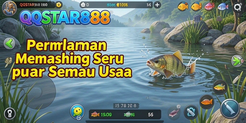 Screenshot gameplay QQSTAR88 menampilkan pengalaman memancing yang mengasyikkan.