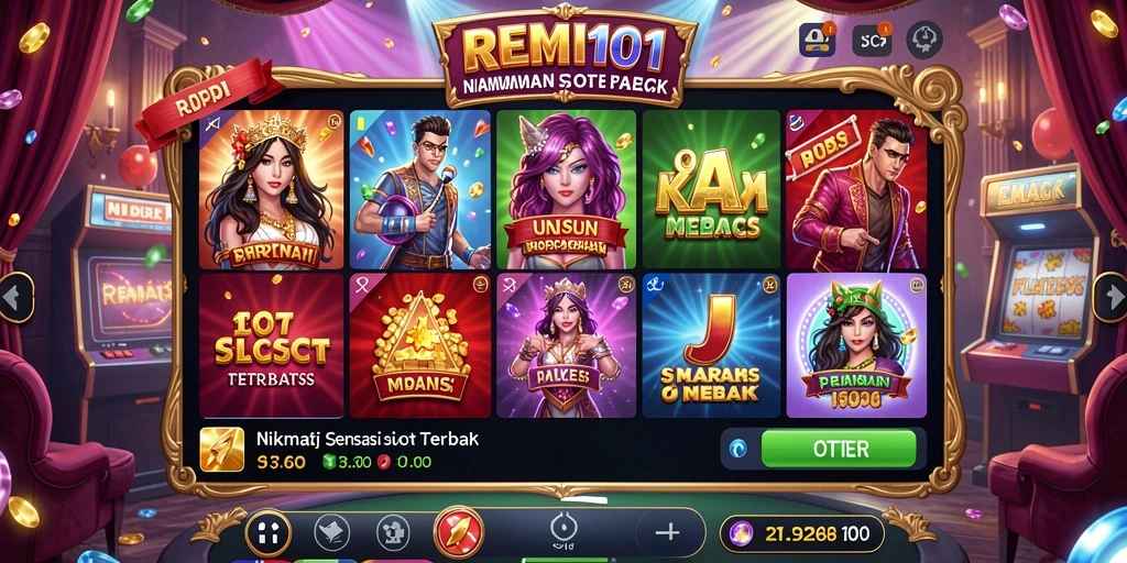 Tampilan gameplay REMI101 yang menegangkan dan penuh warna.