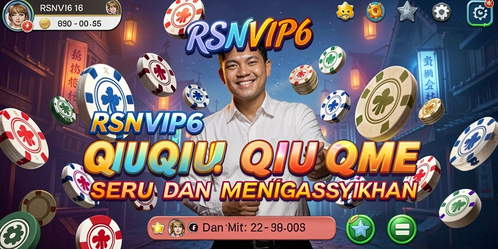 Gameplay QiuQiu yang seru dan kompetitif di RSNVIP6.