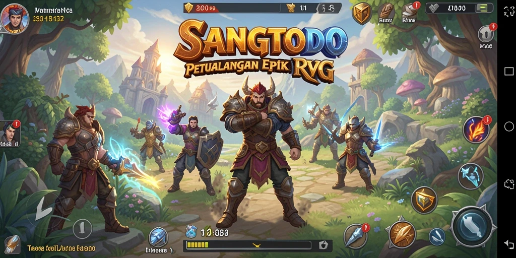 Tampilan layar permainan SANGTOTO yang mendebarkan dengan aksi RPG.