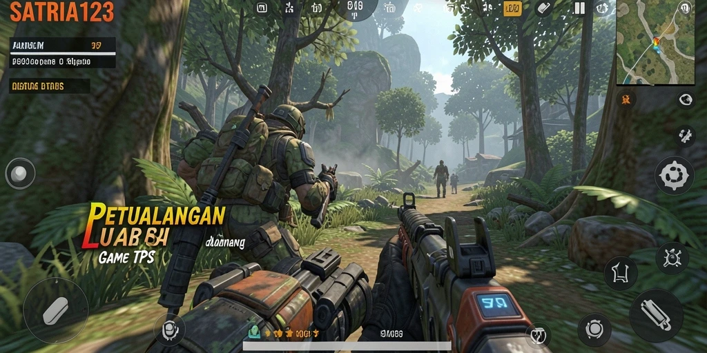 Gameplay menarik dan seru dalam <strong>SATRIA123</strong> dengan aksi tembak-menembak.