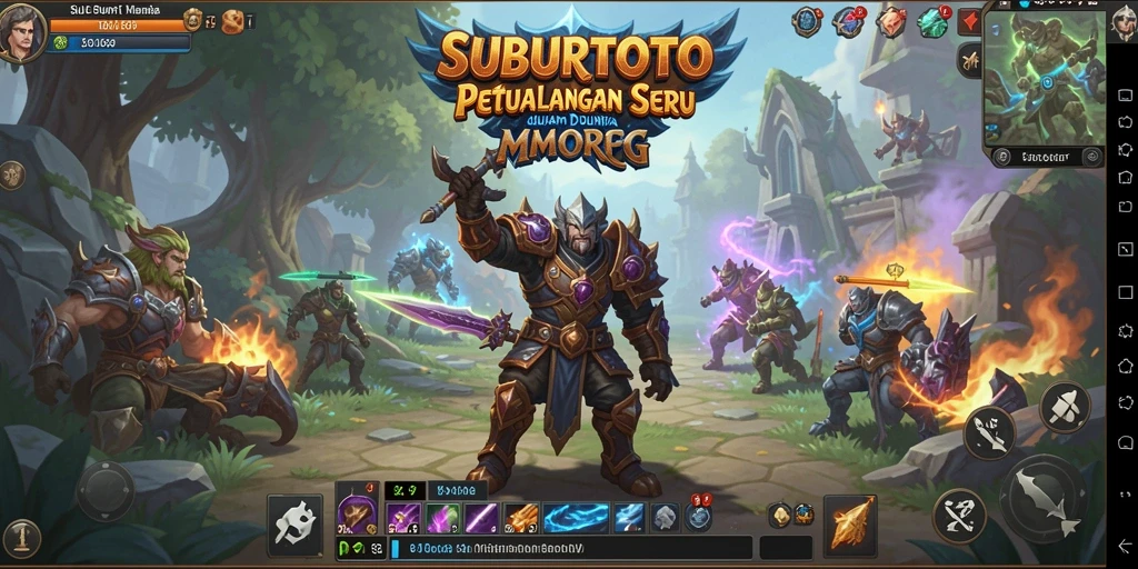 Screenshot menunjukkan aksi seru dalam game MMORPG SUBURTOTO.