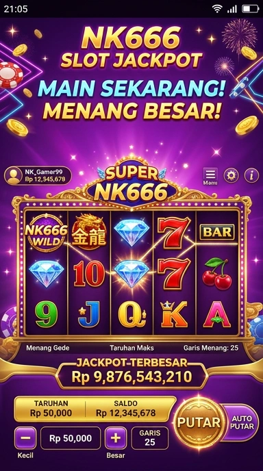 Tampilan aplikasi nk666 yang menarik dan informatif.